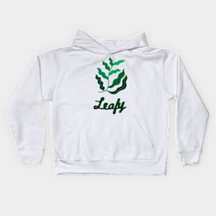 Leafy illustration Kids Hoodie